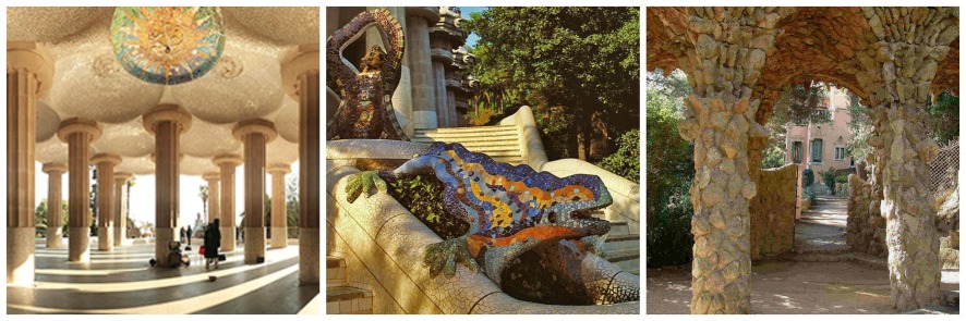 Parc Güell : son architecture, sa salamandre...